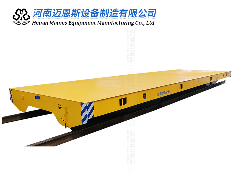 蓄電瓶地軌平板運(yùn)輸車 長(zhǎng)10米載重15噸